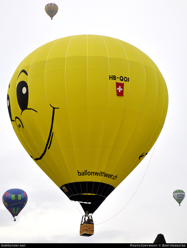 Aircraft Photo of HB-QOF | Schroeder Fire Balloons G 30/24 | AirHistory.net #261524