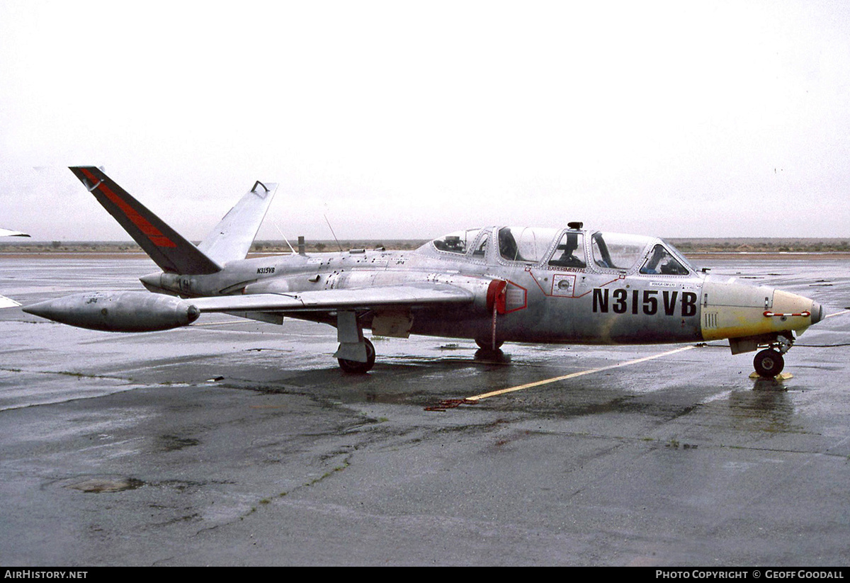 Aircraft Photo of N315VB | Fouga CM-170R Magister | AirHistory.net #261534