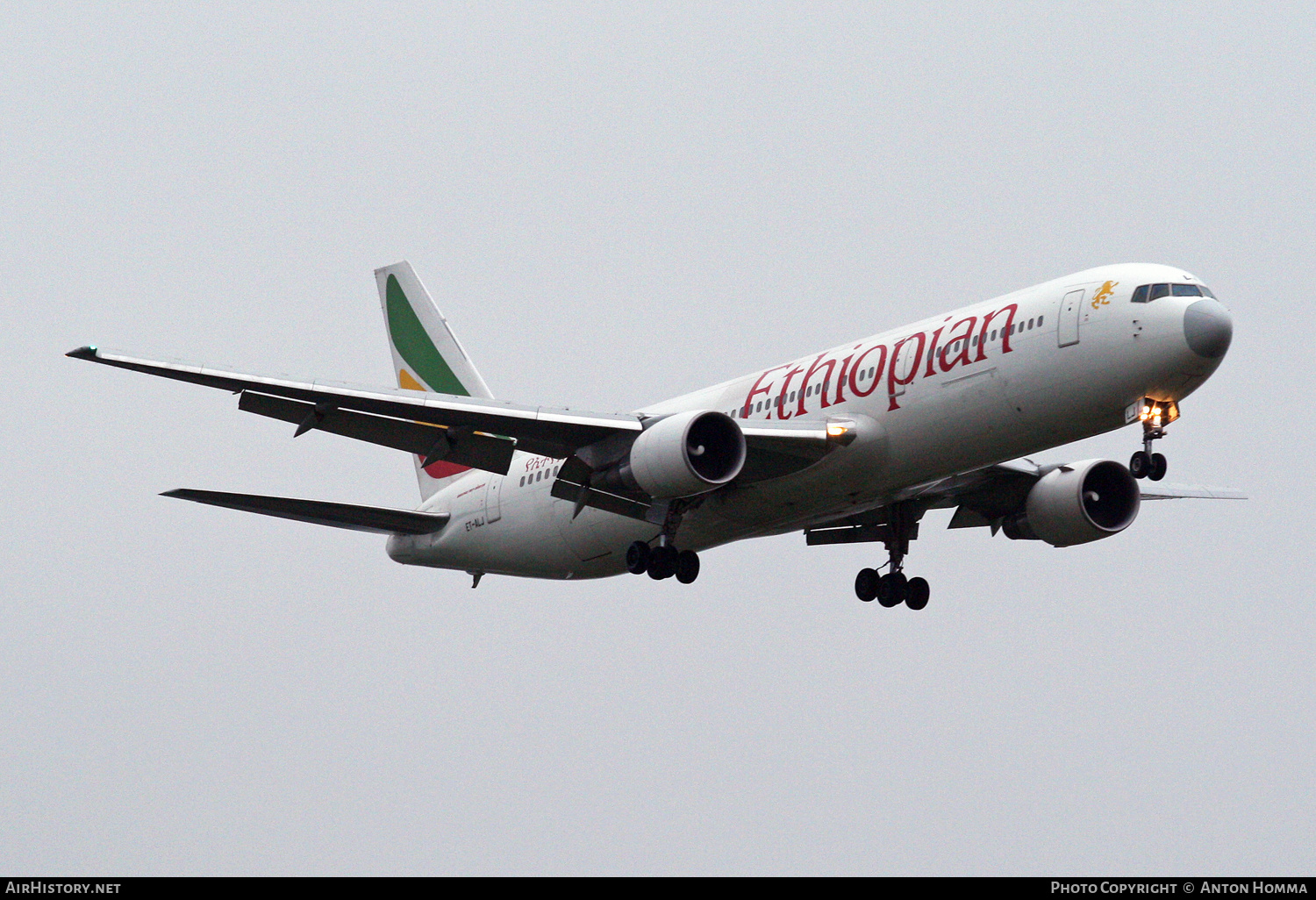 Aircraft Photo of ET-ALJ | Boeing 767-360/ER | Ethiopian Airlines | AirHistory.net #261543