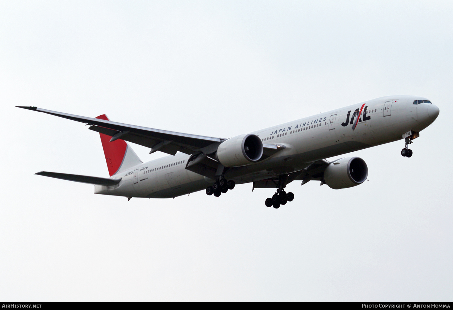 Aircraft Photo of JA735J | Boeing 777-346/ER | Japan Airlines - JAL | AirHistory.net #261546