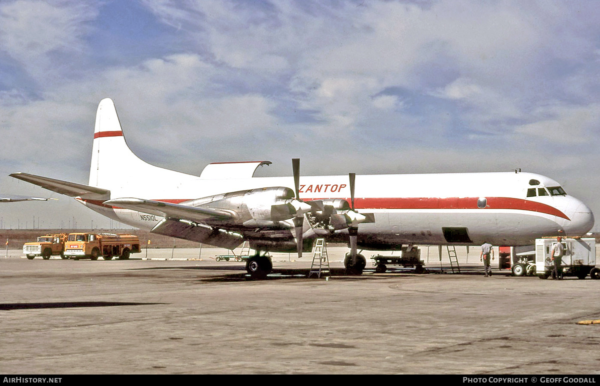 Aircraft Photo of N5510L | Lockheed L-188A(F) Electra | Zantop International Airlines | AirHistory.net #261556