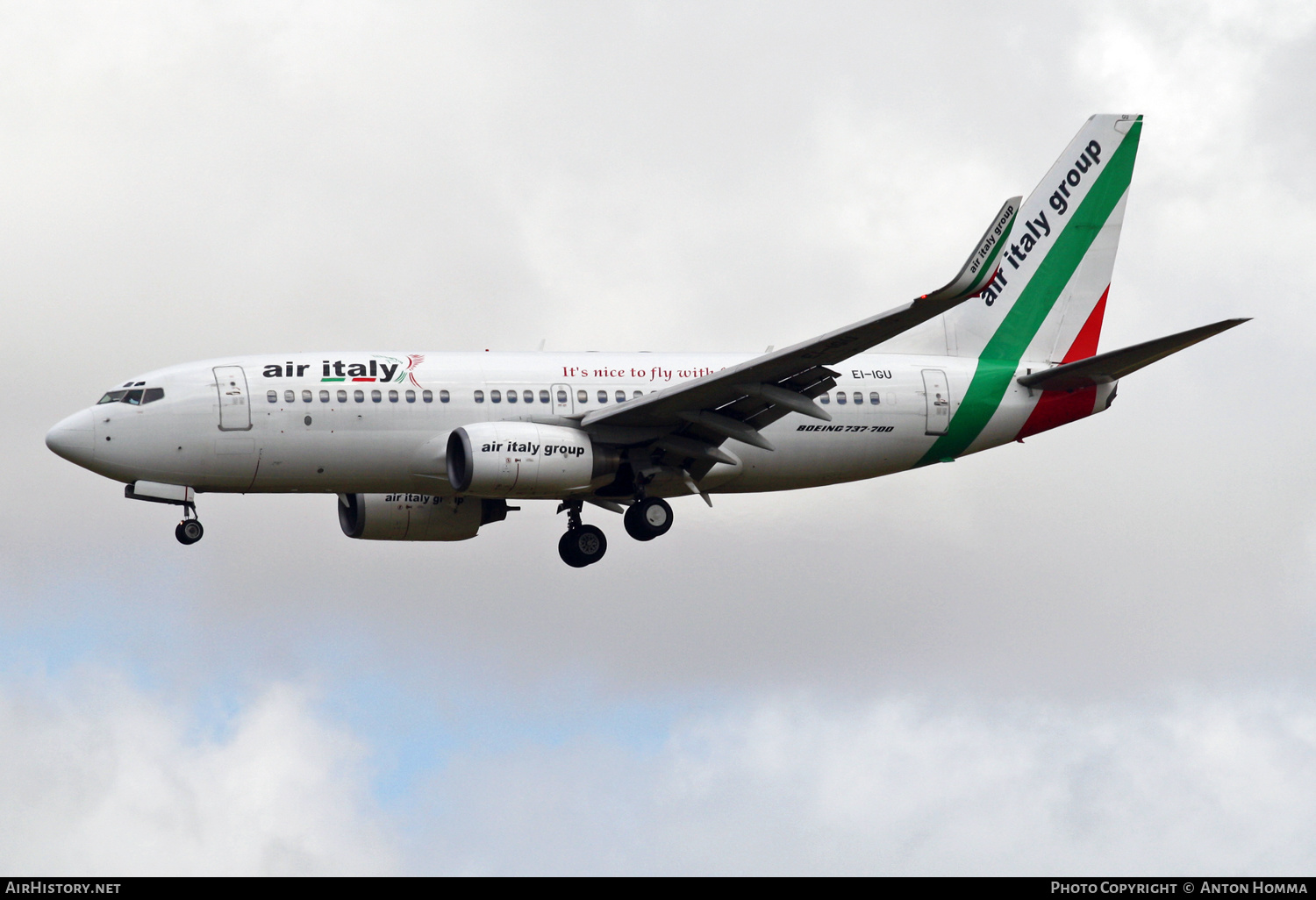 Aircraft Photo of EI-IGU | Boeing 737-73V | Air Italy | AirHistory.net #261566