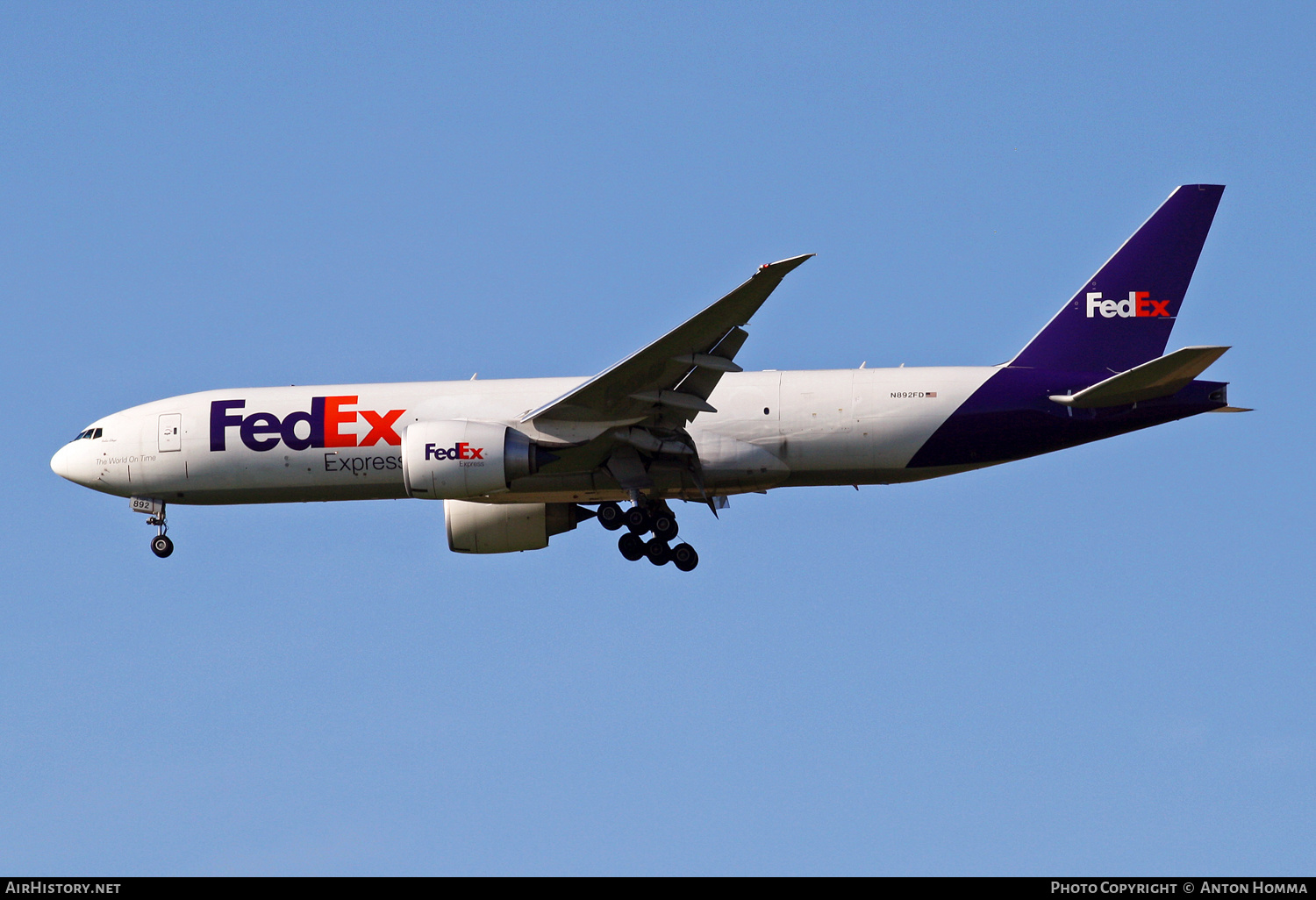Aircraft Photo of N892FD | Boeing 777-FS2 | FedEx Express | AirHistory.net #261575