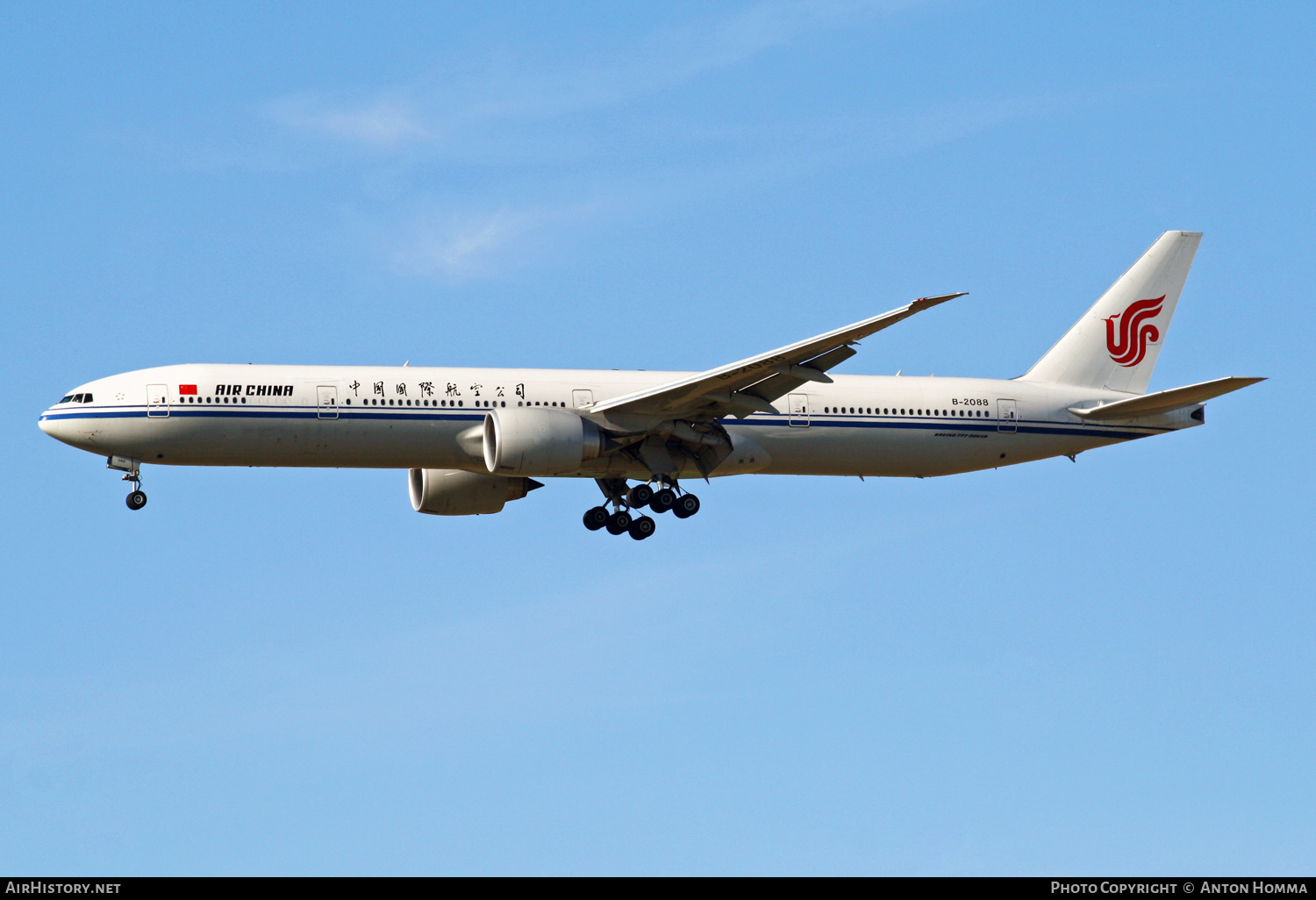 Aircraft Photo of B-2088 | Boeing 777-39L/ER | Air China | AirHistory.net #261579