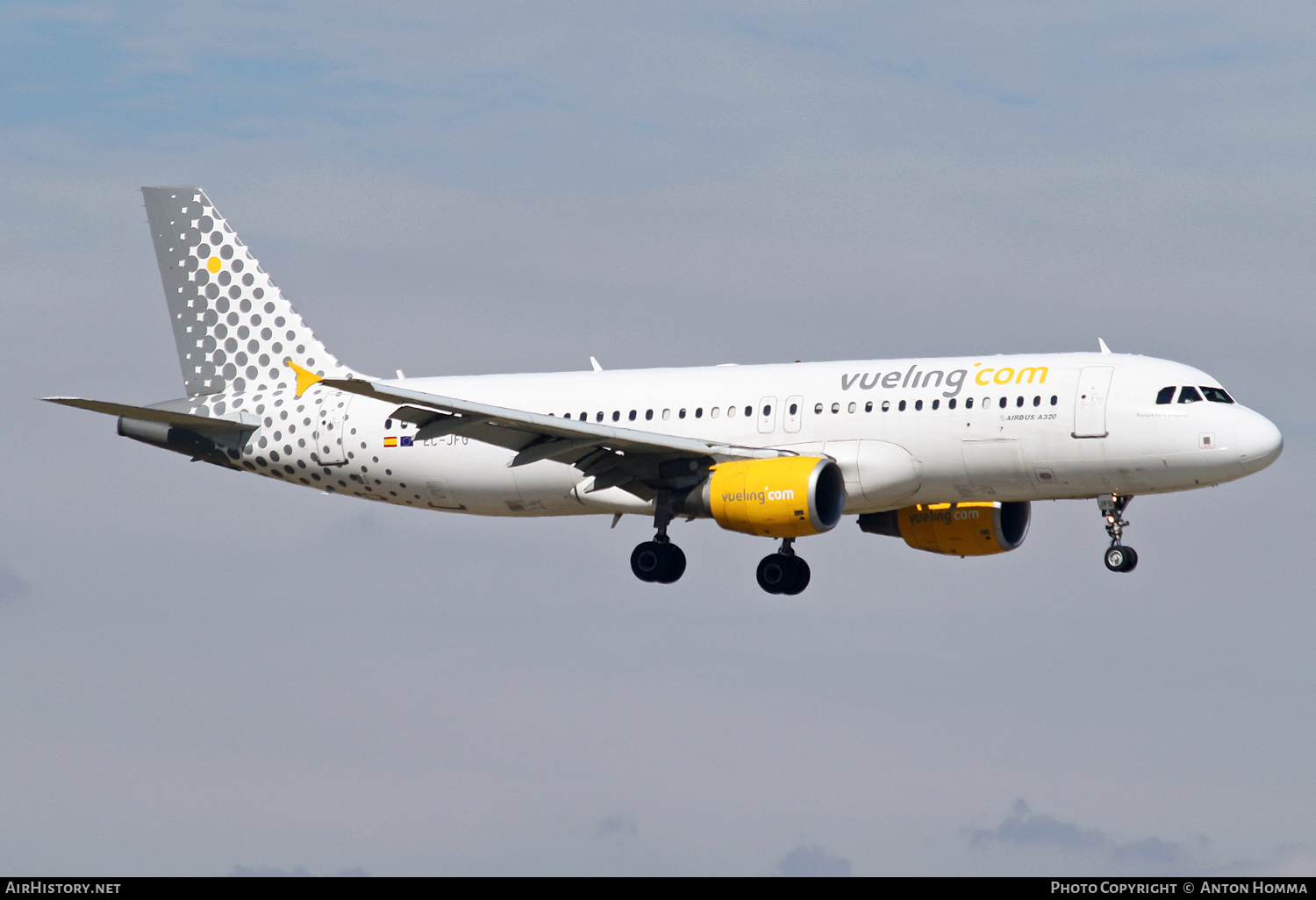 Aircraft Photo of EC-JFG | Airbus A320-214 | Vueling Airlines | AirHistory.net #261604