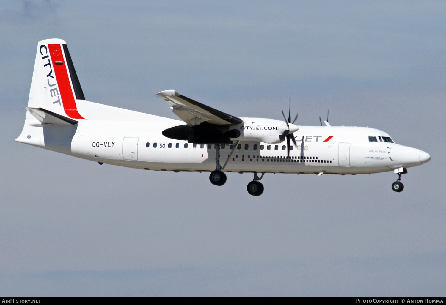 Aircraft Photo of OO-VLY | Fokker 50 | CityJet | AirHistory.net #261605