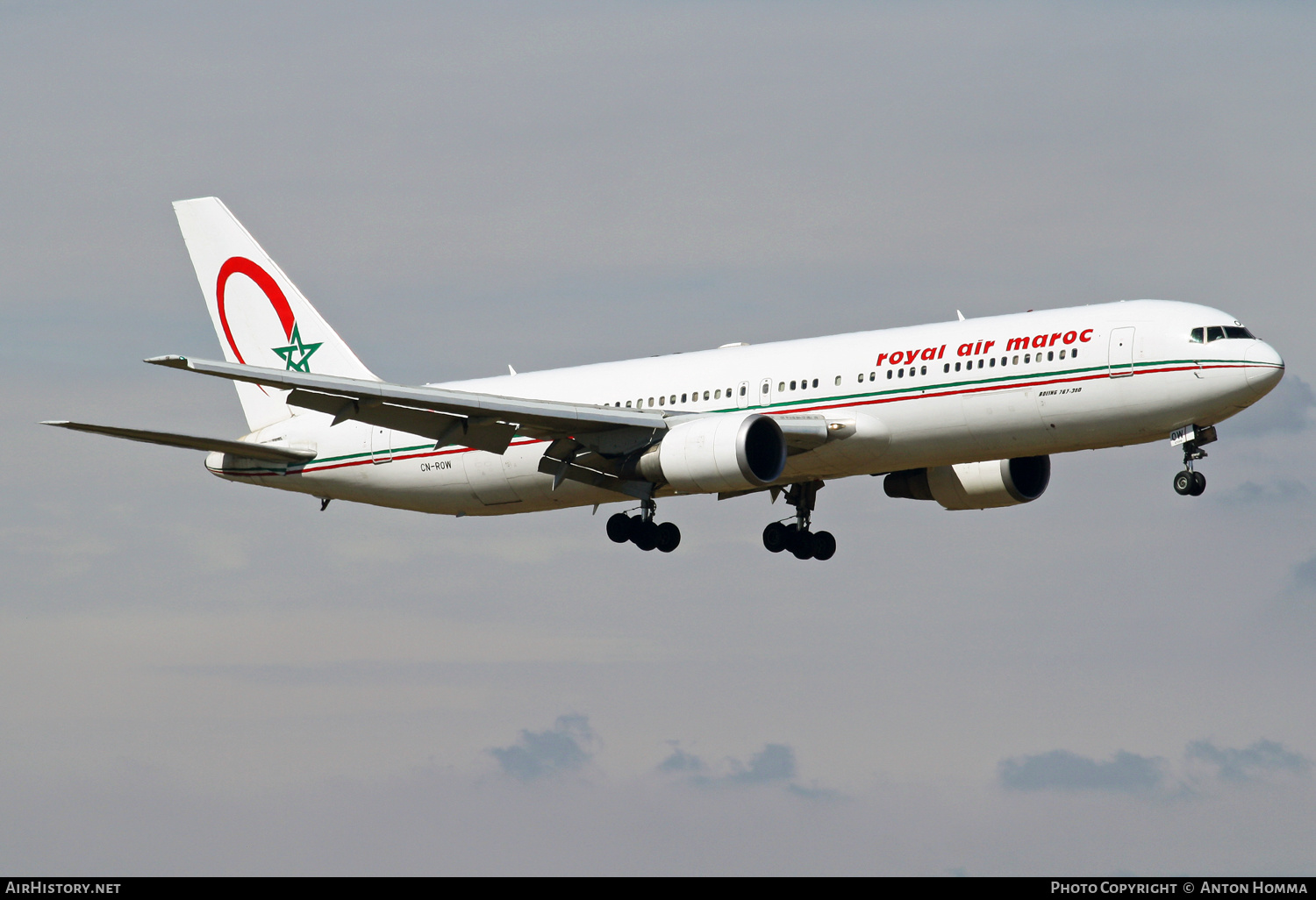 Aircraft Photo of CN-ROW | Boeing 767-343/ER | Royal Air Maroc - RAM | AirHistory.net #261606