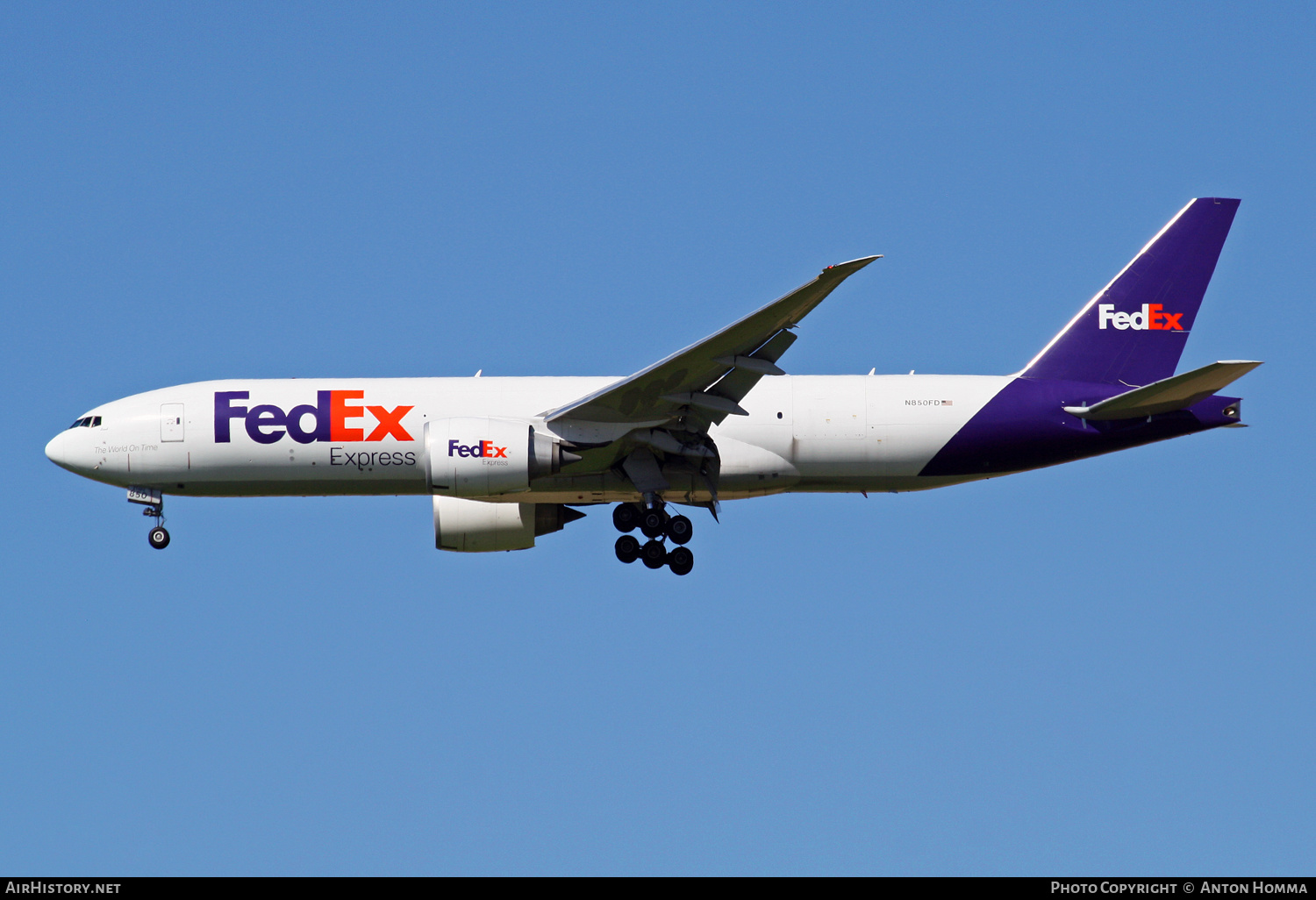 Aircraft Photo of N850FD | Boeing 777-FS2 | FedEx Express - Federal Express | AirHistory.net #261607