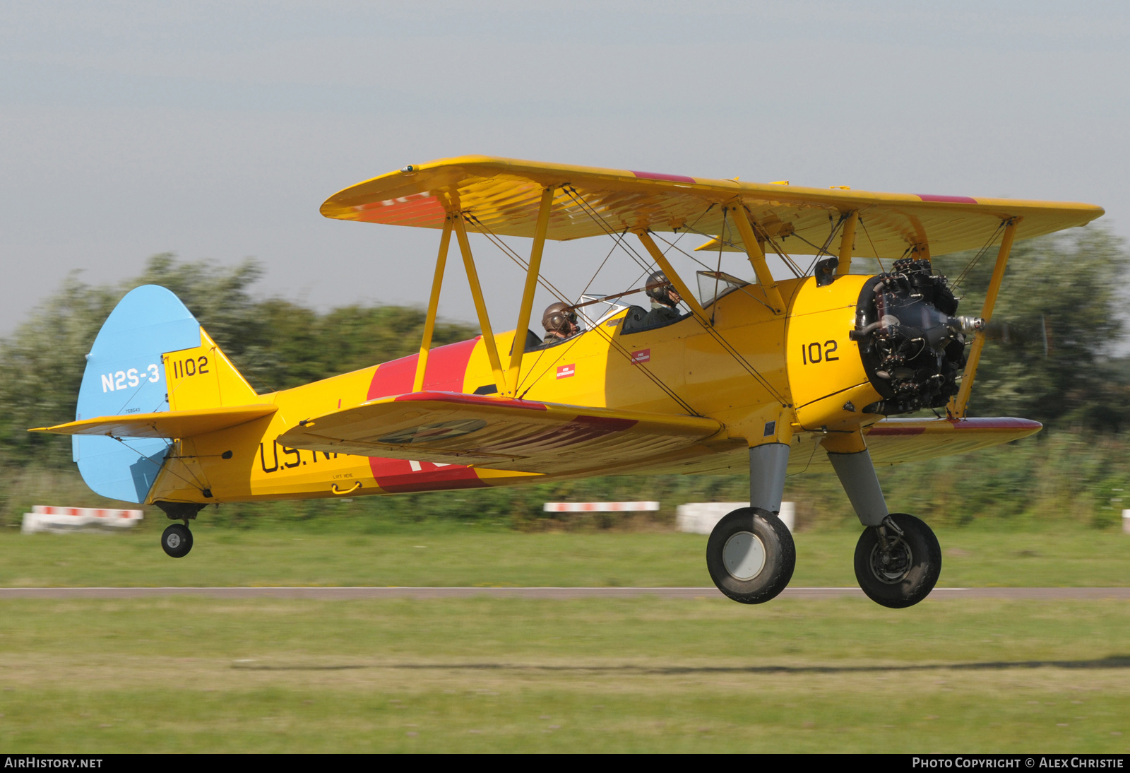 Aircraft Photo of G-AZLE / 1102 | Boeing N2S-5 Kaydet (E75) | USA - Navy | AirHistory.net #261659