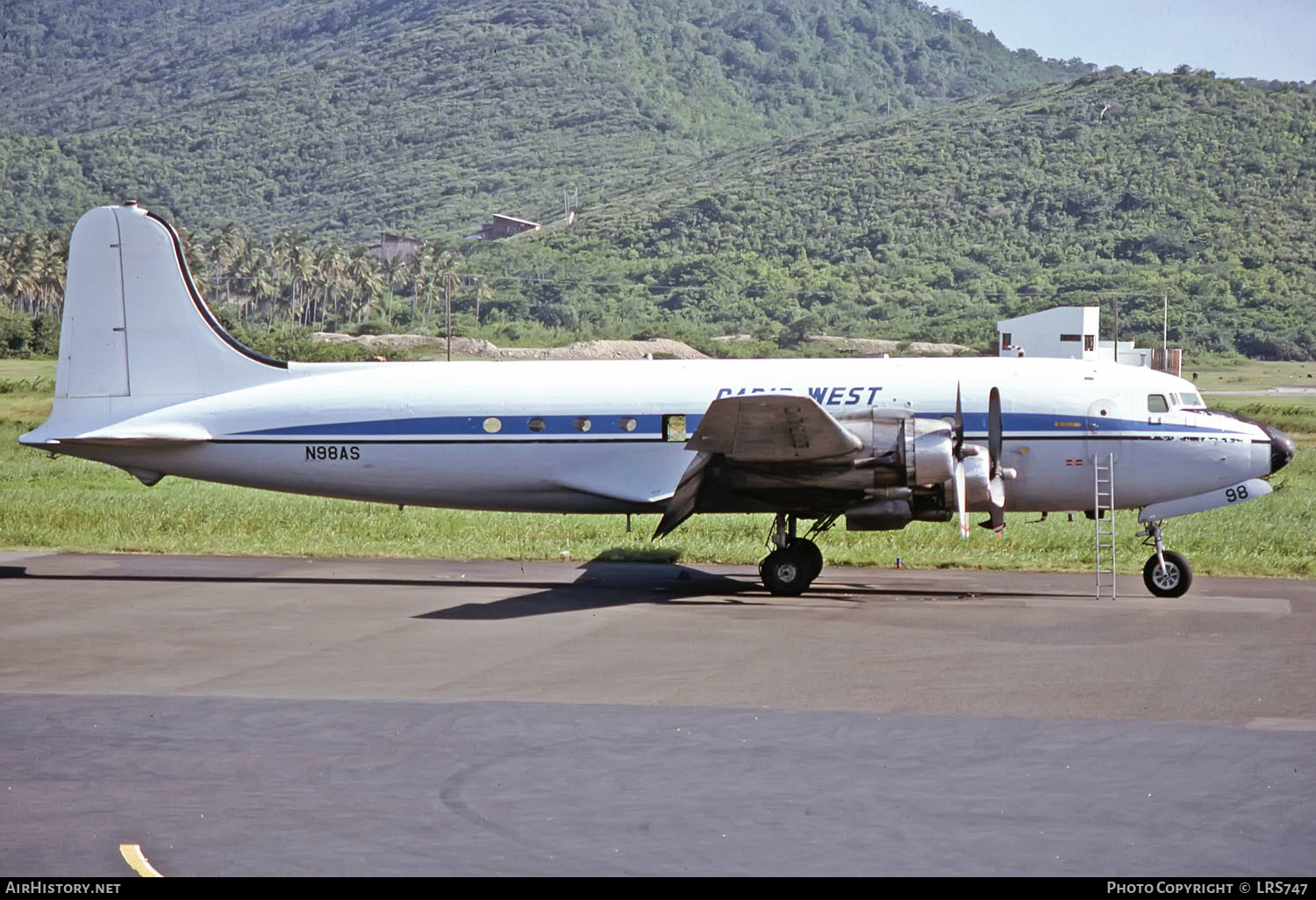 Aircraft Photo of N98AS | Douglas C-54B Skymaster | Carib West | AirHistory.net #261662