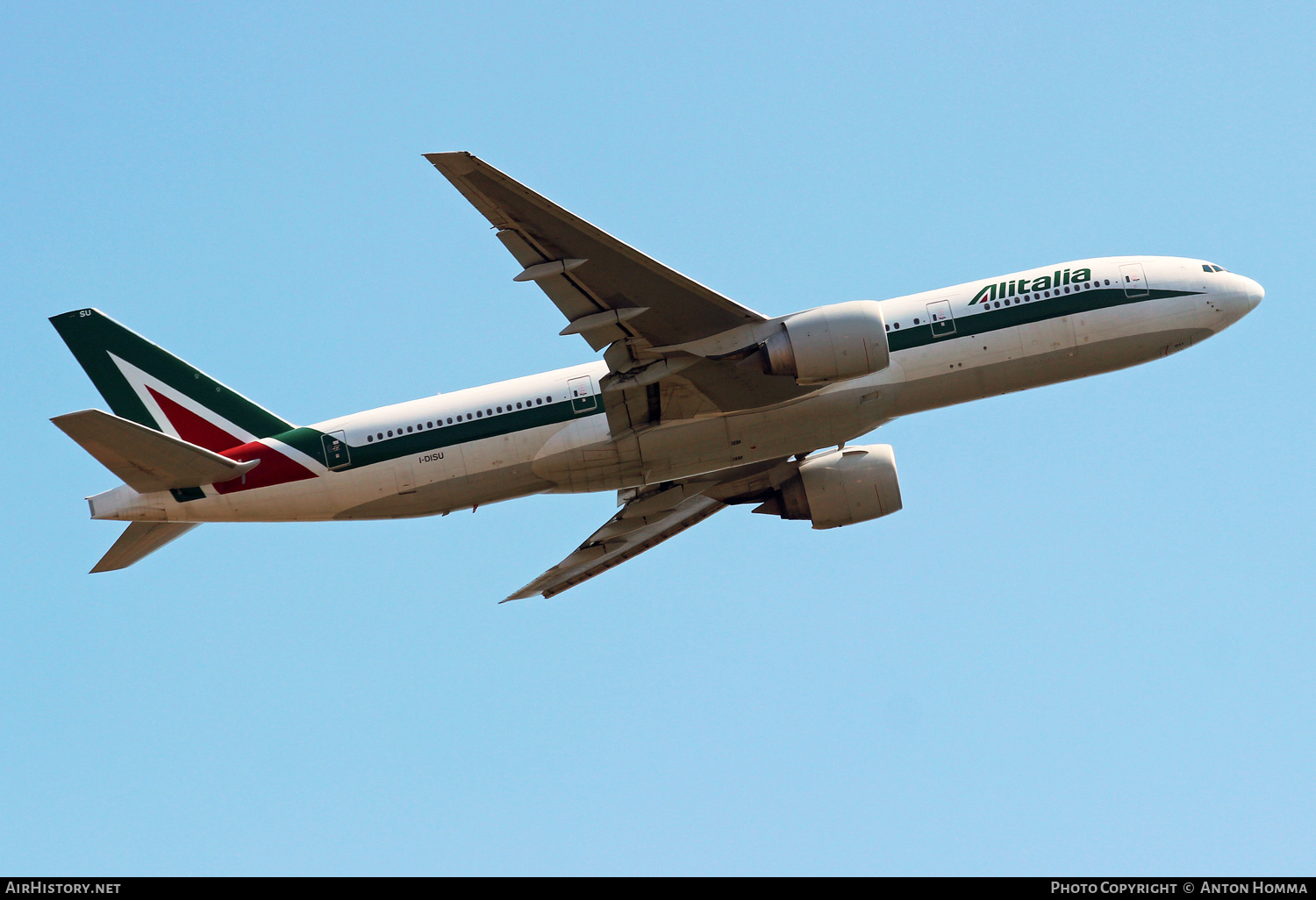 Aircraft Photo of I-DISU | Boeing 777-243/ER | Alitalia | AirHistory.net #261670