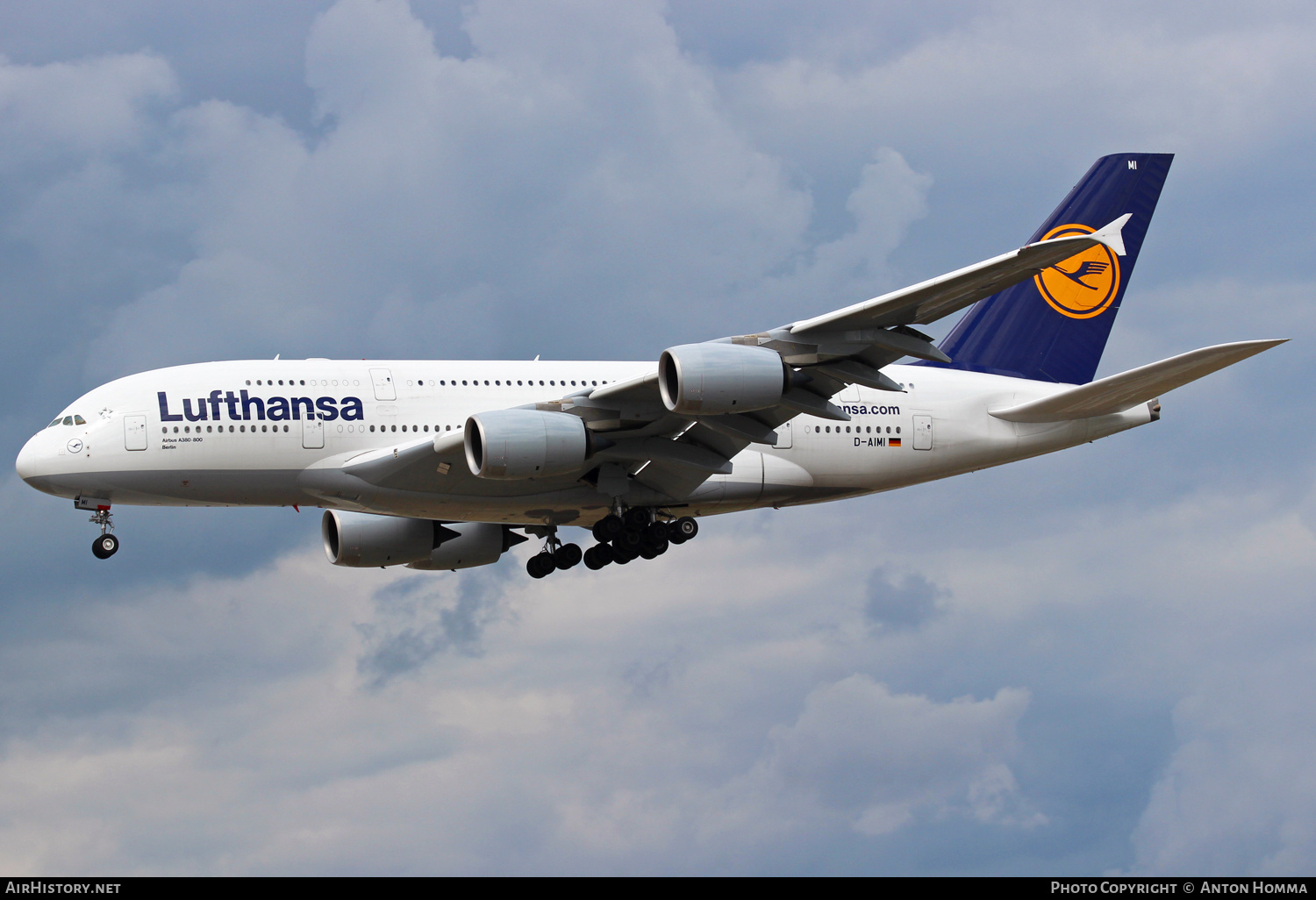 Aircraft Photo of D-AIMI | Airbus A380-841 | Lufthansa | AirHistory.net #261690
