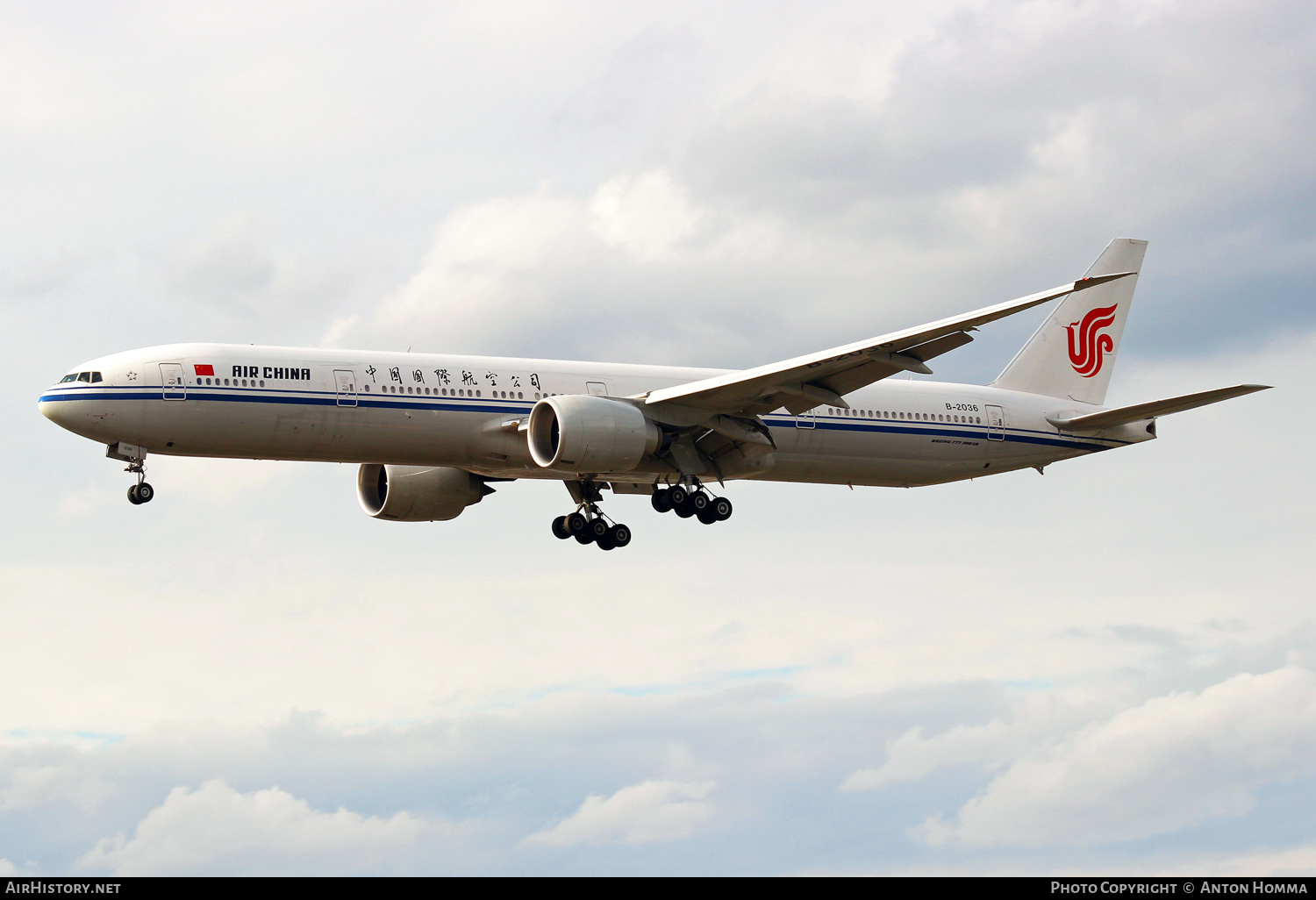 Aircraft Photo of B-2036 | Boeing 777-39L/ER | Air China | AirHistory.net #261698