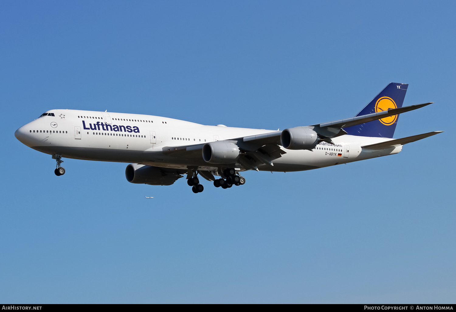 Aircraft Photo of D-ABYK | Boeing 747-830 | Lufthansa | AirHistory.net #261717