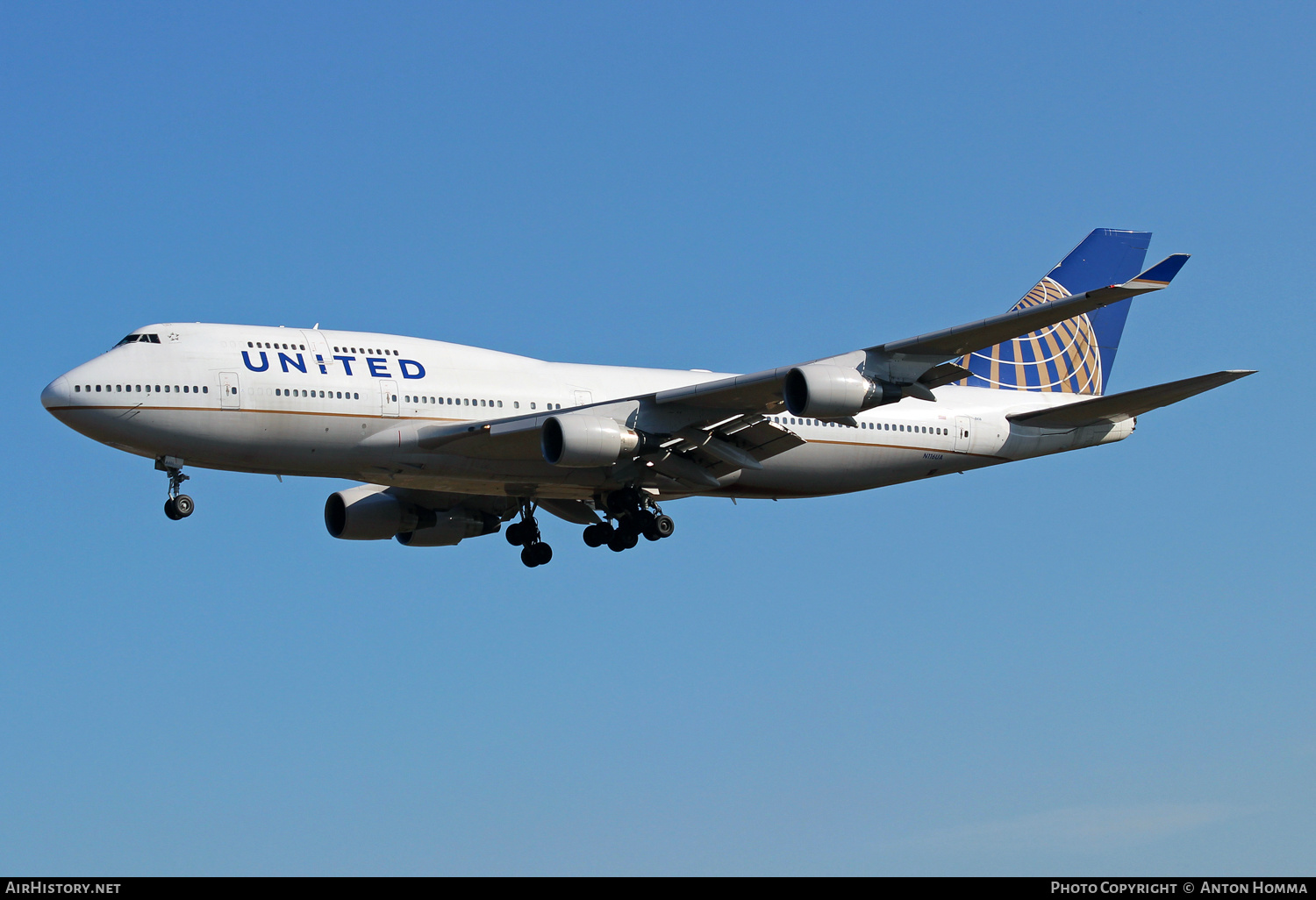 Aircraft Photo of N116UA | Boeing 747-422 | United Airlines | AirHistory.net #261718