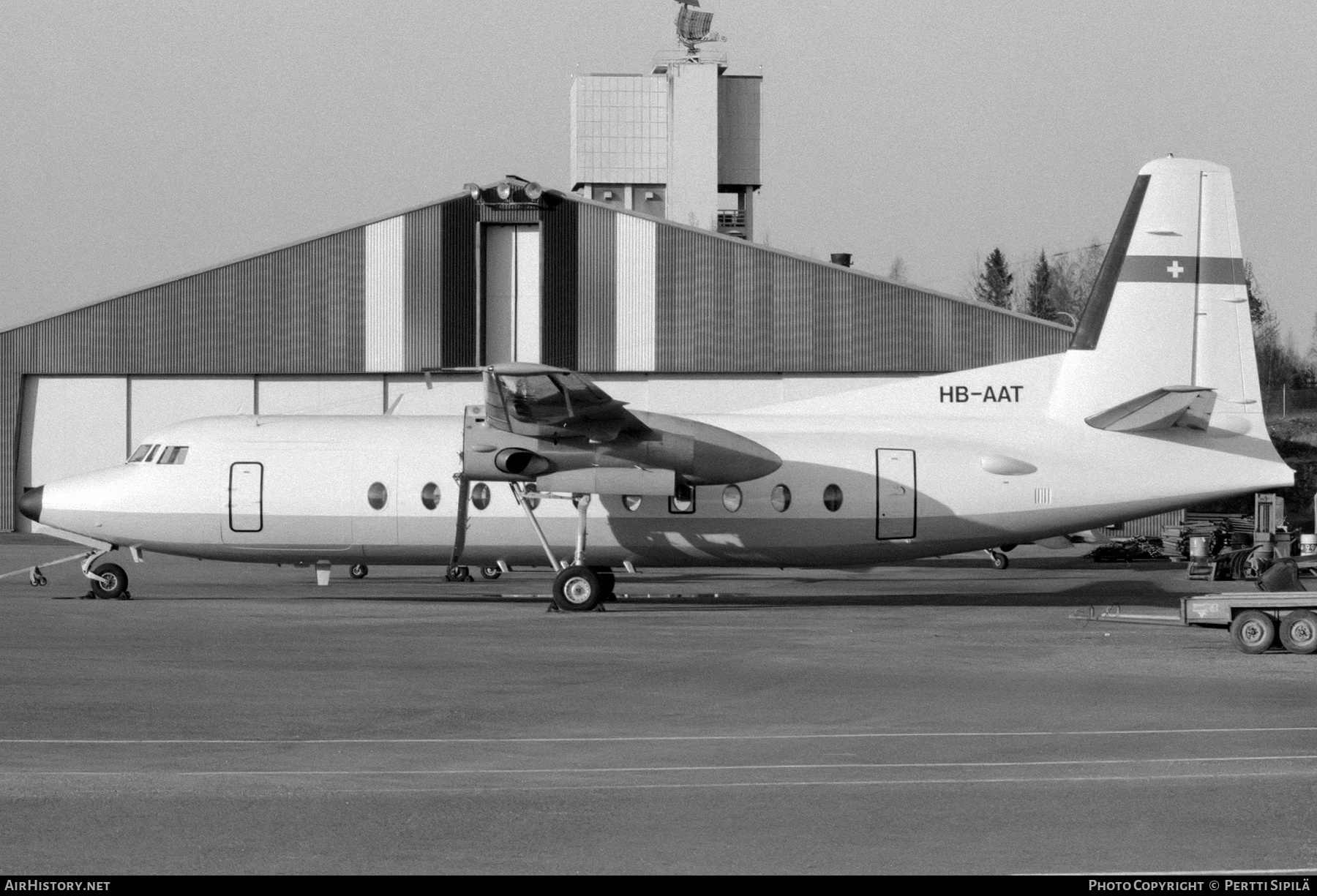 Aircraft Photo of HB-AAT | Fokker F27-600 Friendship | AirHistory.net #261776