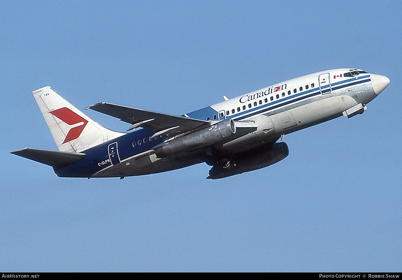 Aircraft Photo of C-GLPW | Boeing 737-275/Adv | Canadian Airlines | AirHistory.net #261780