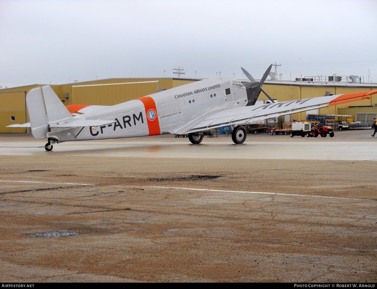 Aircraft Photo of CF-ARM | Junkers Ju 52/1m | Canadian Airways | AirHistory.net #261783