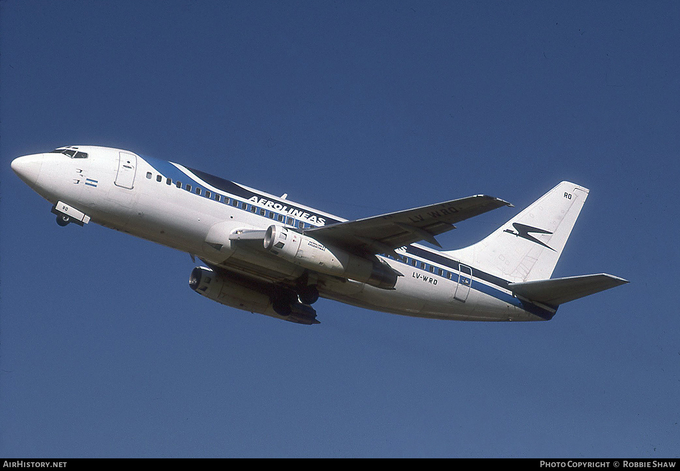 Aircraft Photo of LV-WRO | Boeing 737-212 | Aerolíneas Argentinas | AirHistory.net #261791