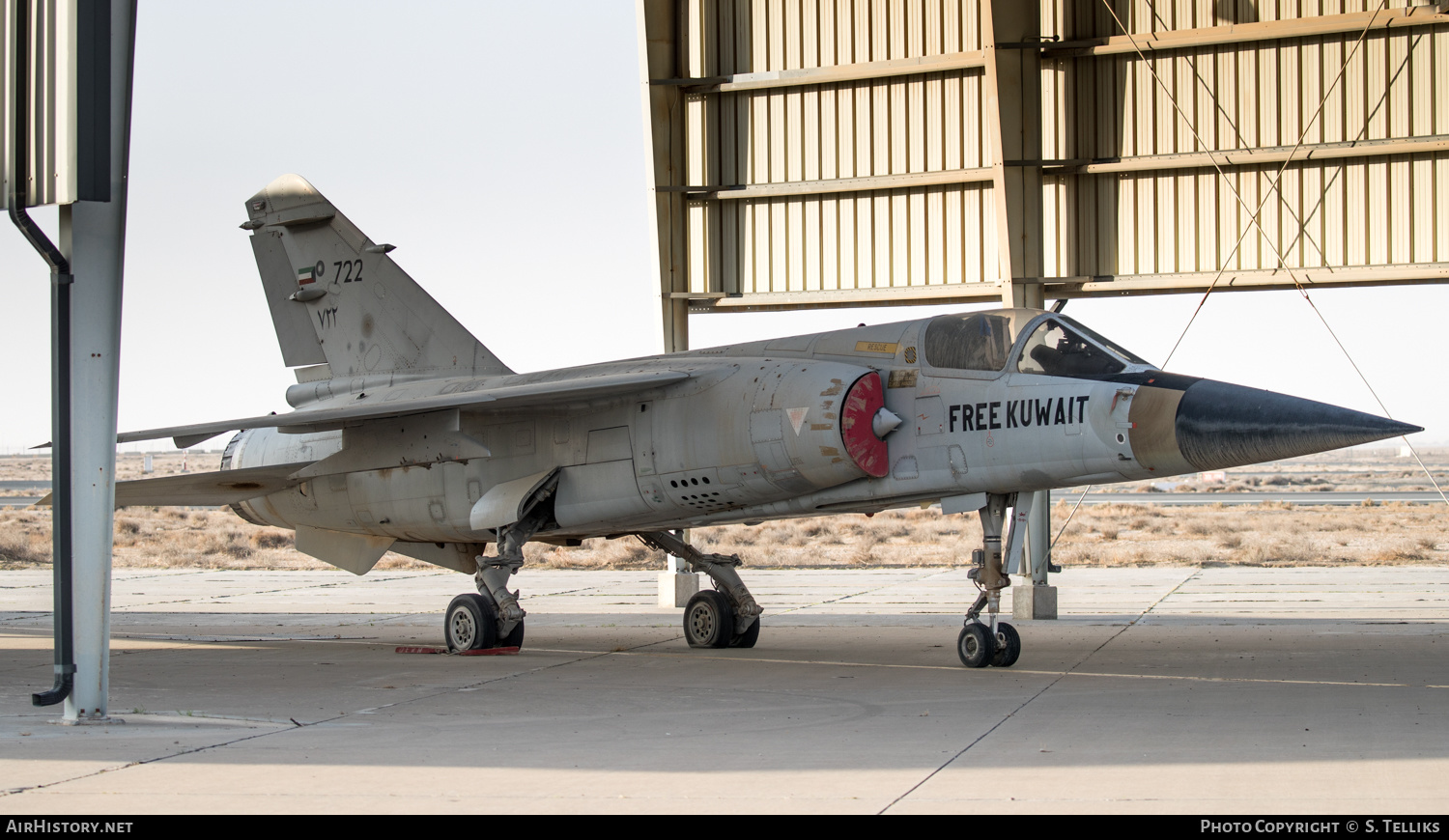 Aircraft Photo of 722 | Dassault Mirage F1CK | Kuwait - Air Force | AirHistory.net #261807