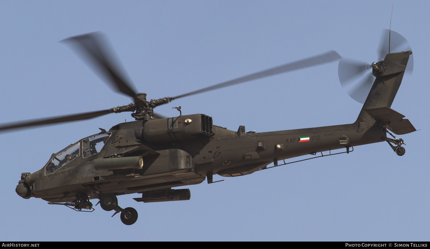 Aircraft Photo of KAF-012 | Boeing AH-64D Apache | Kuwait - Air Force | AirHistory.net #261813