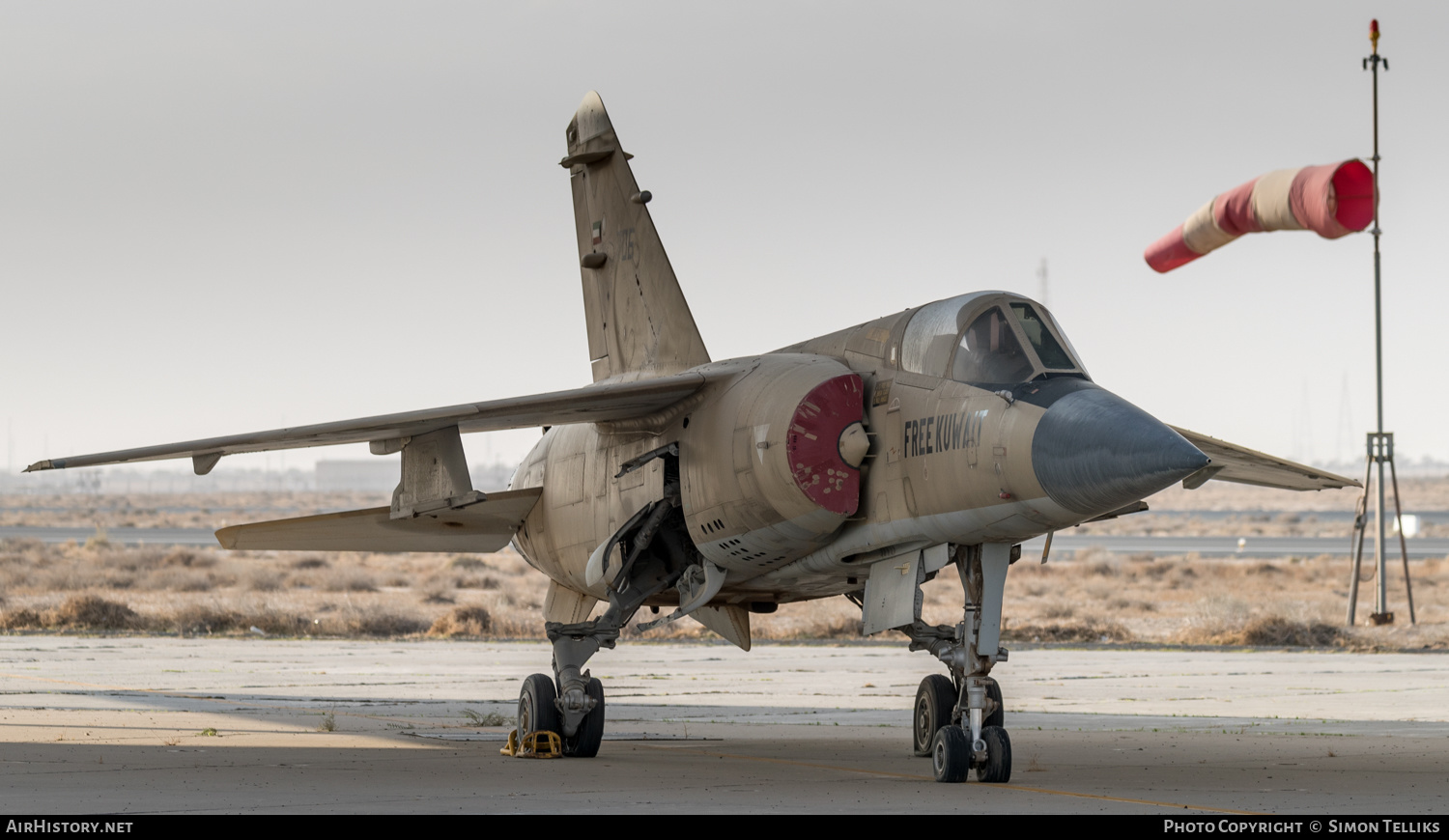 Aircraft Photo of 706 | Dassault Mirage F1CK | Kuwait - Air Force | AirHistory.net #261814
