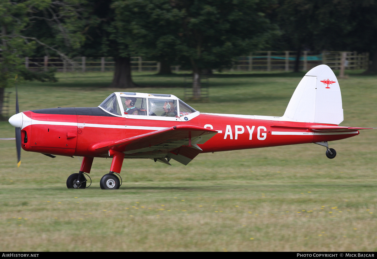 Aircraft Photo of G-APYG | De Havilland DHC-1 Chipmunk Mk22 | AirHistory.net #261817
