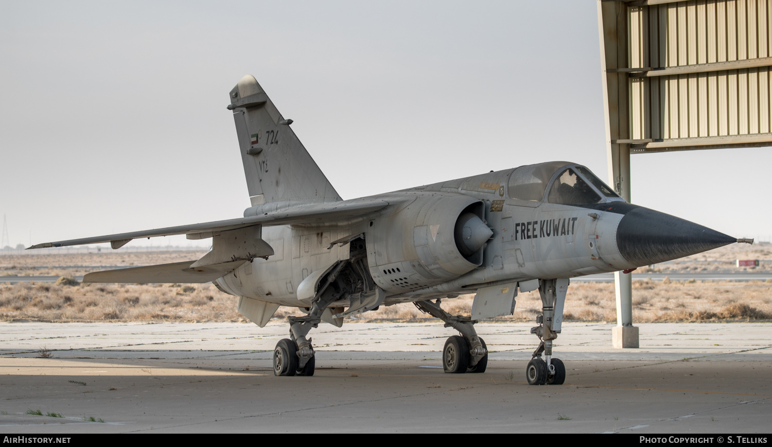 Aircraft Photo of 724 | Dassault Mirage F1CK | Kuwait - Air Force | AirHistory.net #261821
