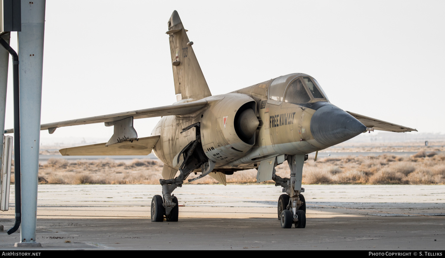 Aircraft Photo of 703 | Dassault Mirage F1CK | Kuwait - Air Force | AirHistory.net #261824