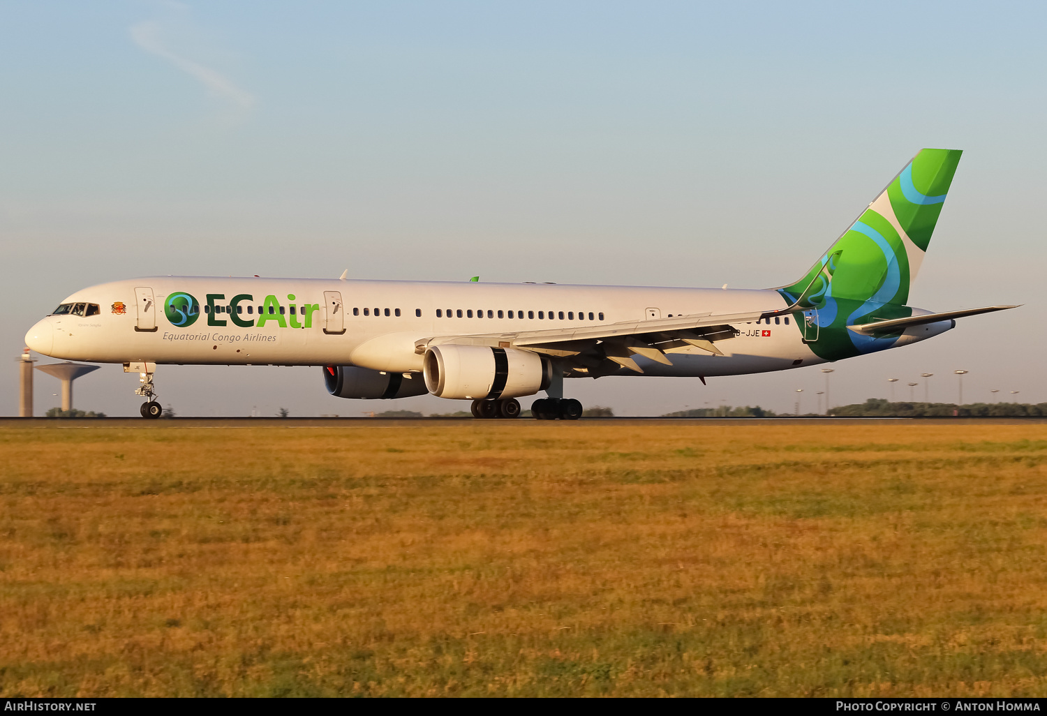 Aircraft Photo of HB-JJE | Boeing 757-204 | ECAir - Equatorial Congo Airlines | AirHistory.net #261845