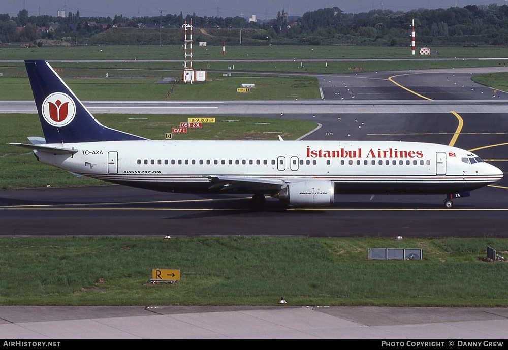 Aircraft Photo of TC-AZA | Boeing 737-4Y0 | Istanbul Airlines | AirHistory.net #261877