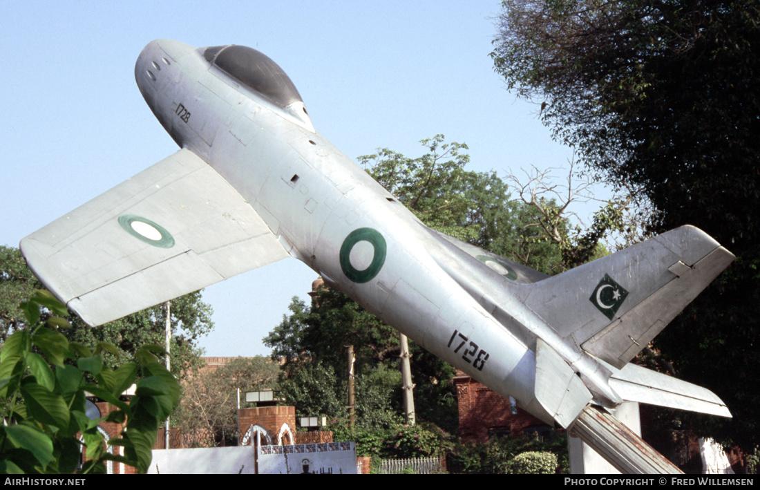 Aircraft Photo of 1728 | Canadair CL-13B Sabre 6 | Pakistan - Air Force | AirHistory.net #261901