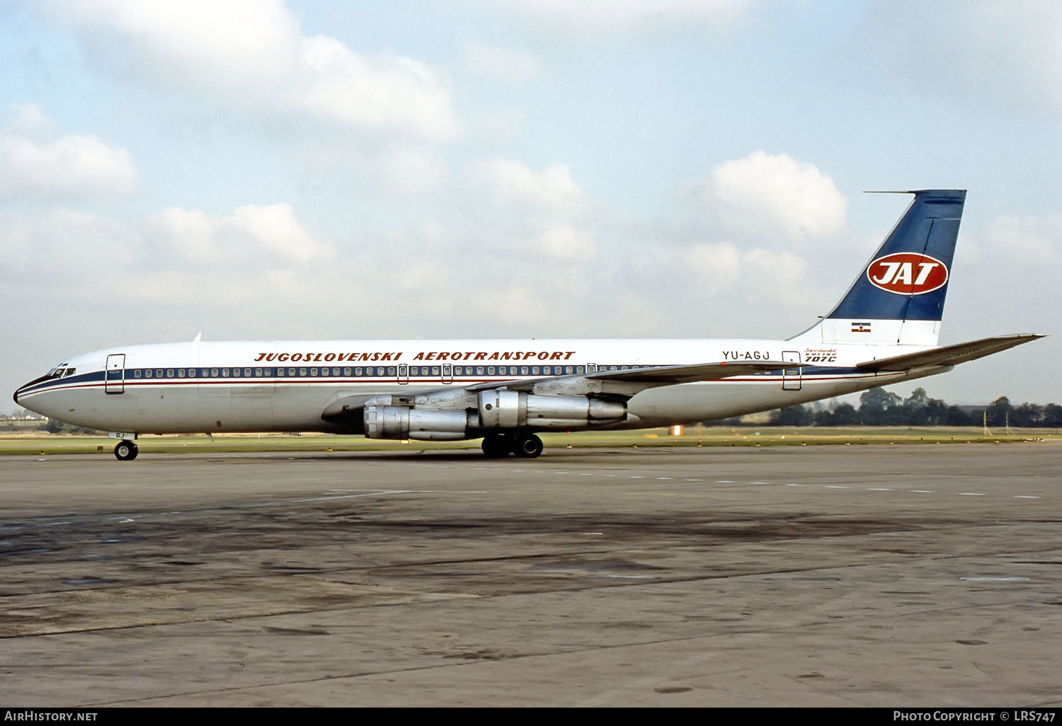 Aircraft Photo of YU-AGJ | Boeing 707-351C | JAT Yugoslav Airlines - Jugoslovenski Aerotransport | AirHistory.net #261935