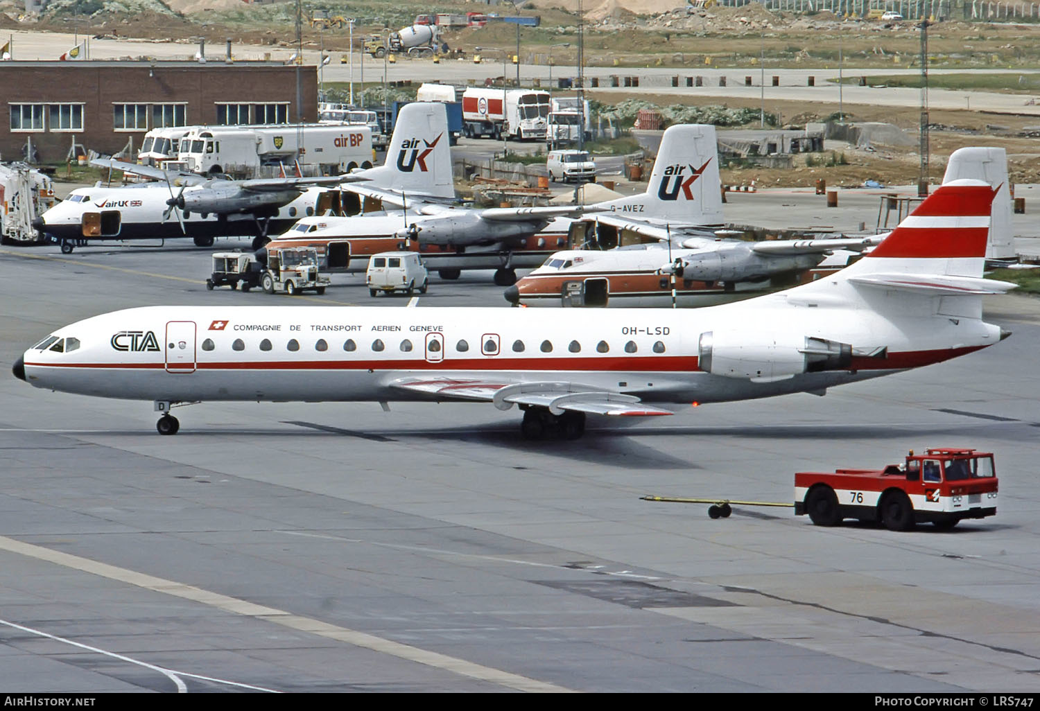 Aircraft Photo of OH-LSD | Sud SE-210 Caravelle 10B3 Super B | CTA - Compagnie de Transport Aérien | AirHistory.net #261937