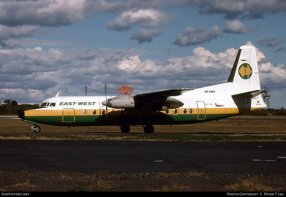 Aircraft Photo of VH-EWP | Fokker F27-500F Friendship | East-West Airlines | AirHistory.net #261939