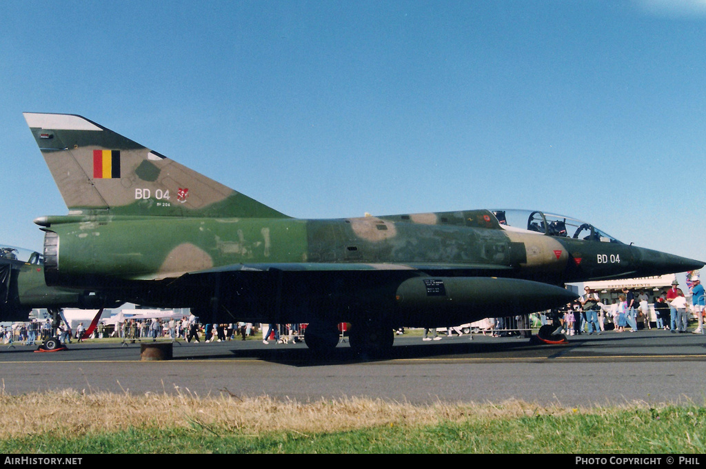 Aircraft Photo of BD-04 | Dassault Mirage 5BD | Belgium - Air Force | AirHistory.net #261960