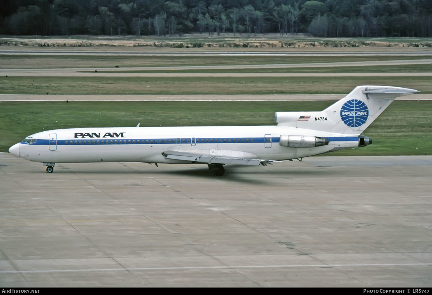 Aircraft Photo of N4734 | Boeing 727-235 | Pan American World Airways - Pan Am | AirHistory.net #261979