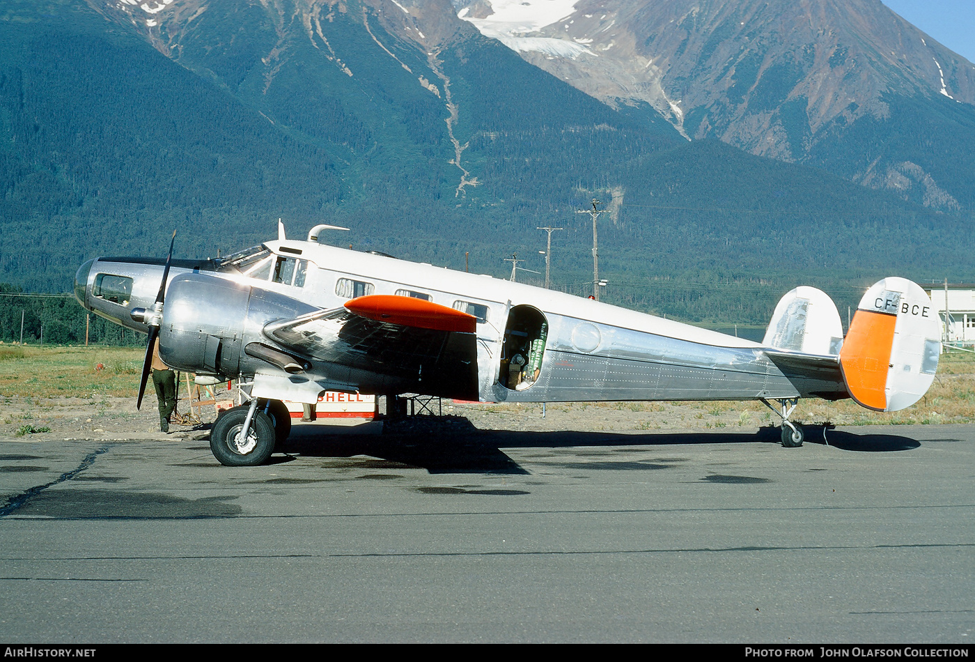 Aircraft Photo of CF-BCE | Beech D18S | British Columbia Government | AirHistory.net #262004