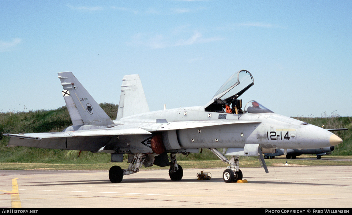Aircraft Photo of C15-56 | McDonnell Douglas EF-18M Hornet | Spain - Air Force | AirHistory.net #262015