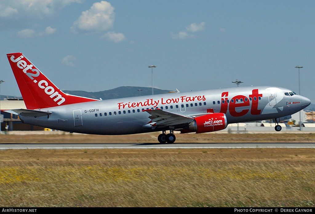 Aircraft Photo of G-GDFH | Boeing 737-3Y5 | Jet2 | AirHistory.net #262023