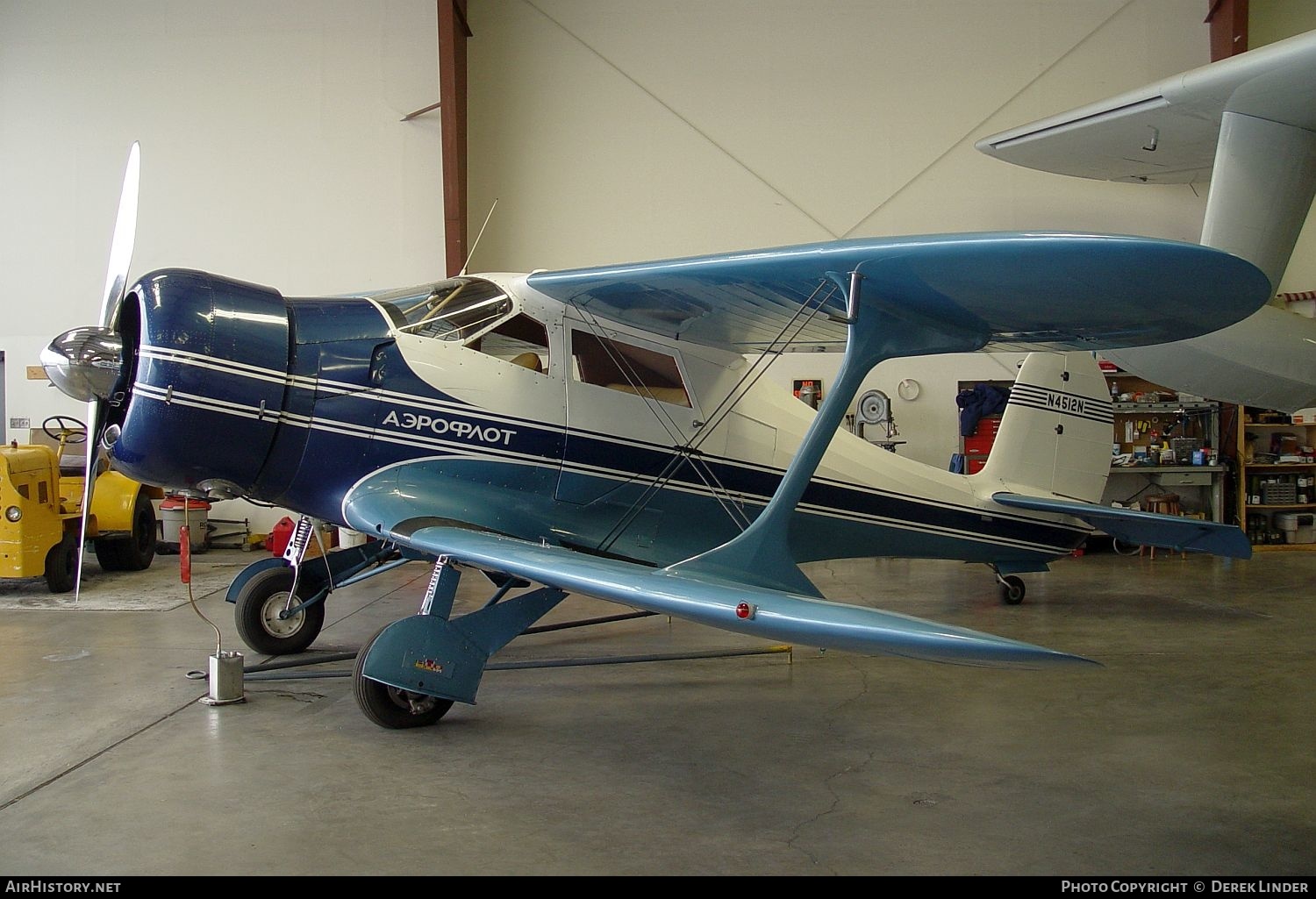 Aircraft Photo of N4512N | Beech D17S | Aeroflot | AirHistory.net #262039