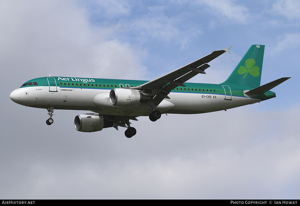 Aircraft Photo of EI-CVD | Airbus A320-214 | Aer Lingus | AirHistory.net #262054