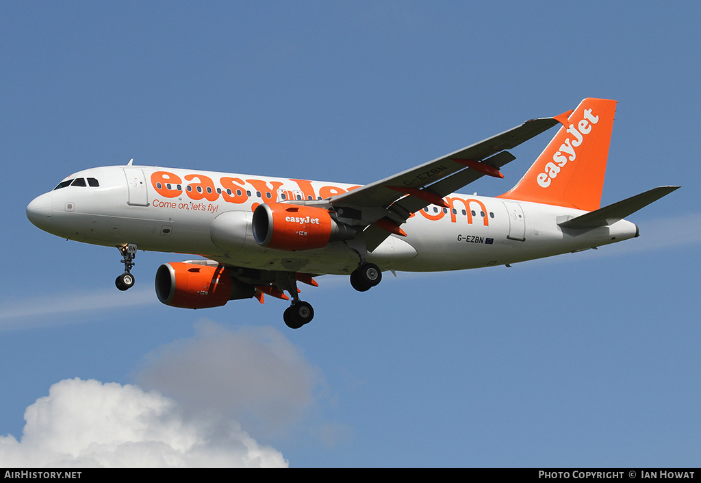 Aircraft Photo of G-EZBN | Airbus A319-111 | EasyJet | AirHistory.net #262072