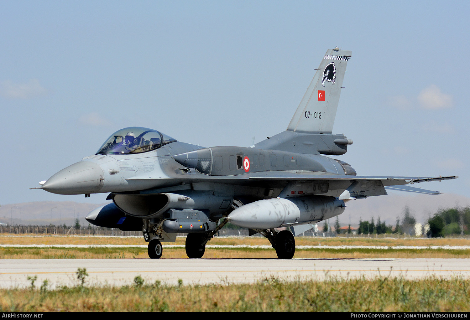 Aircraft Photo of 07-1012 | General Dynamics F-16C Fighting Falcon | Turkey - Air Force | AirHistory.net #262073