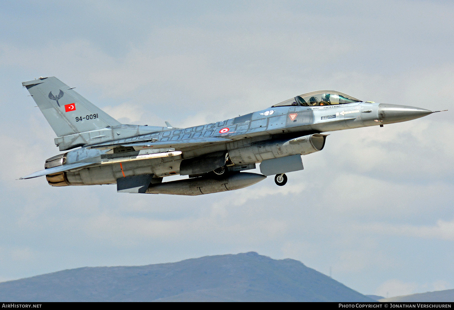 Aircraft Photo of 94-0091 | General Dynamics F-16C Fighting Falcon | Turkey - Air Force | AirHistory.net #262087