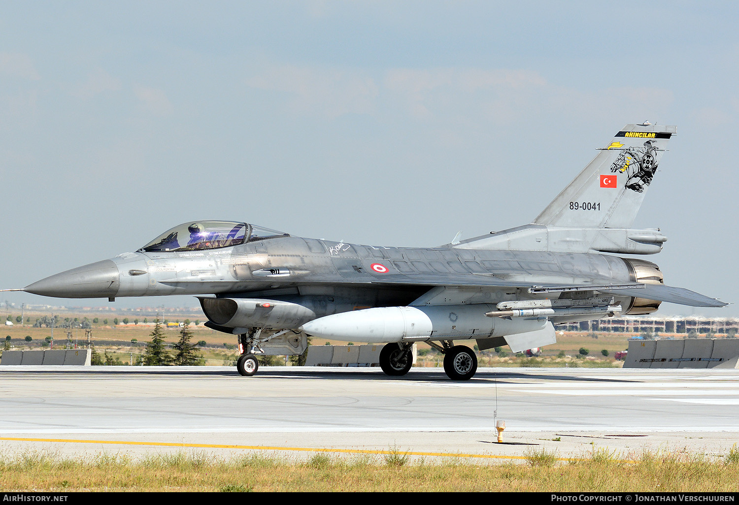 Aircraft Photo of 89-0041 | General Dynamics F-16CG Fighting Falcon | Turkey - Air Force | AirHistory.net #262088