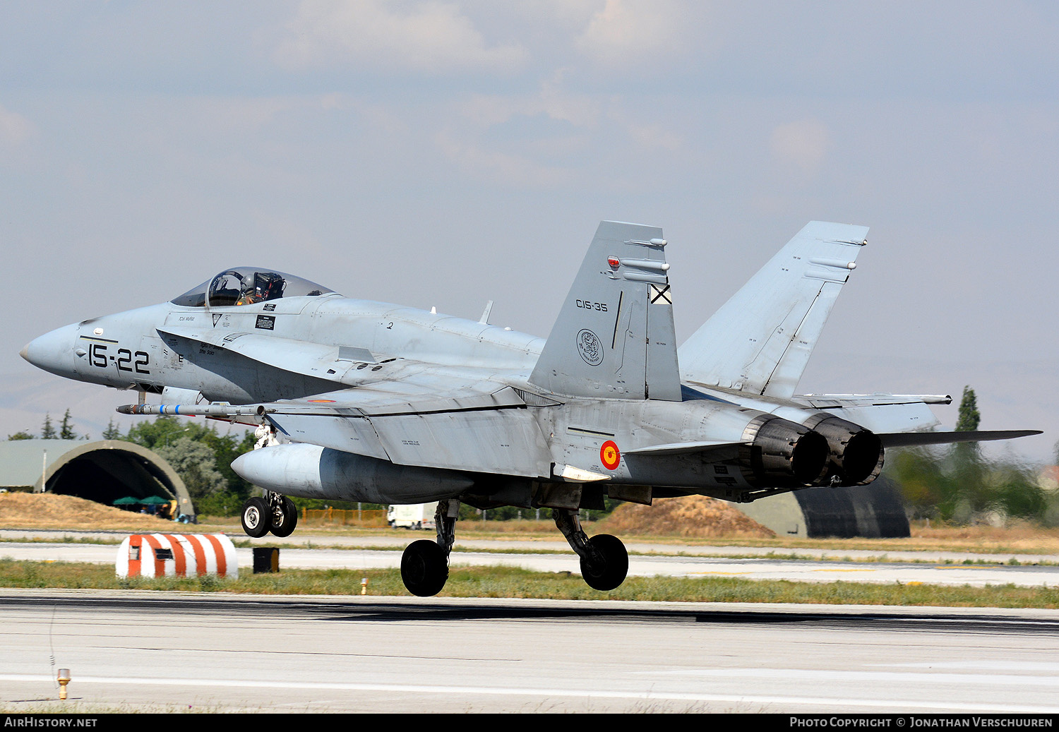 Aircraft Photo of C15-35 | McDonnell Douglas EF-18A Hornet | Spain - Air Force | AirHistory.net #262098