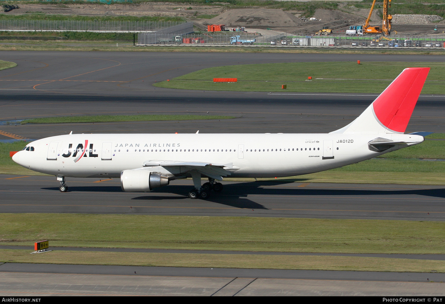 Aircraft Photo of JA012D | Airbus A300B4-622R | Japan Airlines - JAL | AirHistory.net #262106