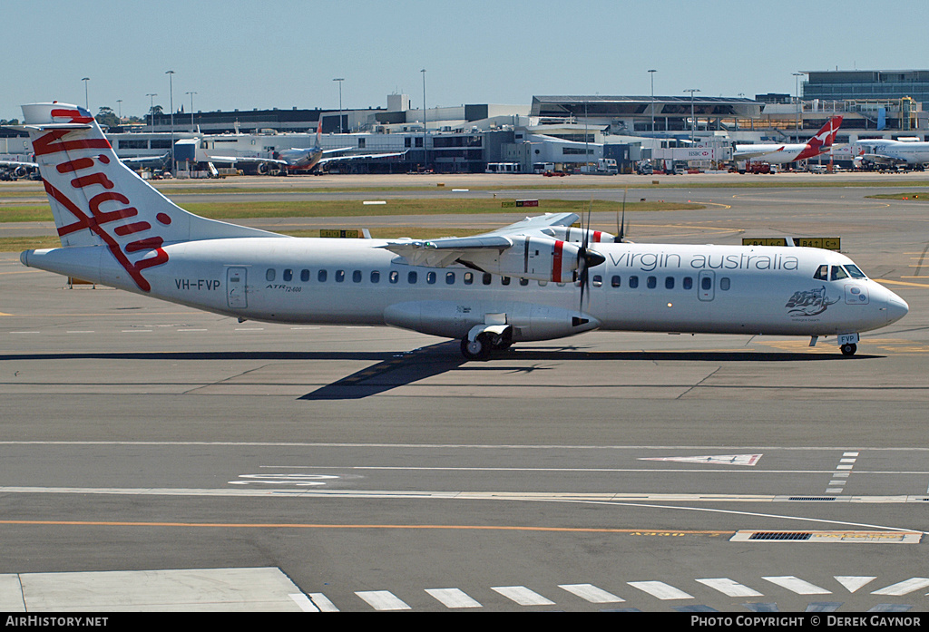 Aircraft Photo of VH-FVP | ATR ATR-72-600 (ATR-72-212A) | Virgin Australia Airlines | AirHistory.net #262120