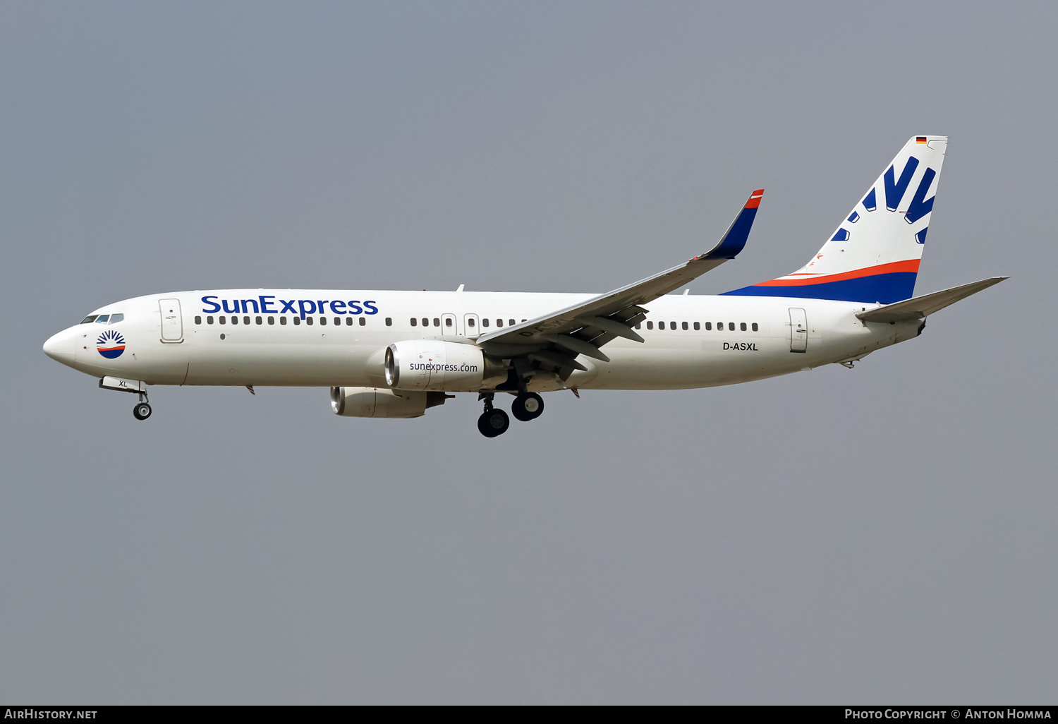 Aircraft Photo of D-ASXL | Boeing 737-8EH | SunExpress | AirHistory.net #262130